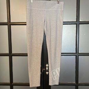 PINK Victoria’s Secret yoga leggings pants space gray size M